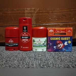 Old Spice Grooming Gift Set - Red & White